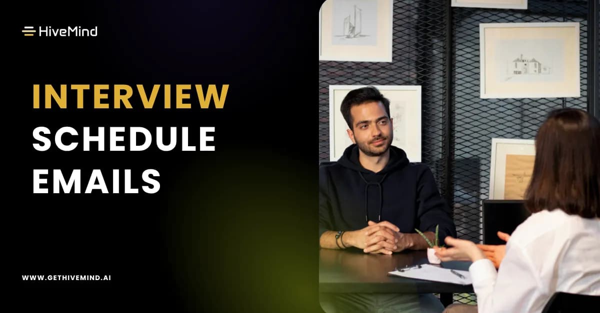 Interview Schedule Emails: Templates & Best Practices for Recruiters